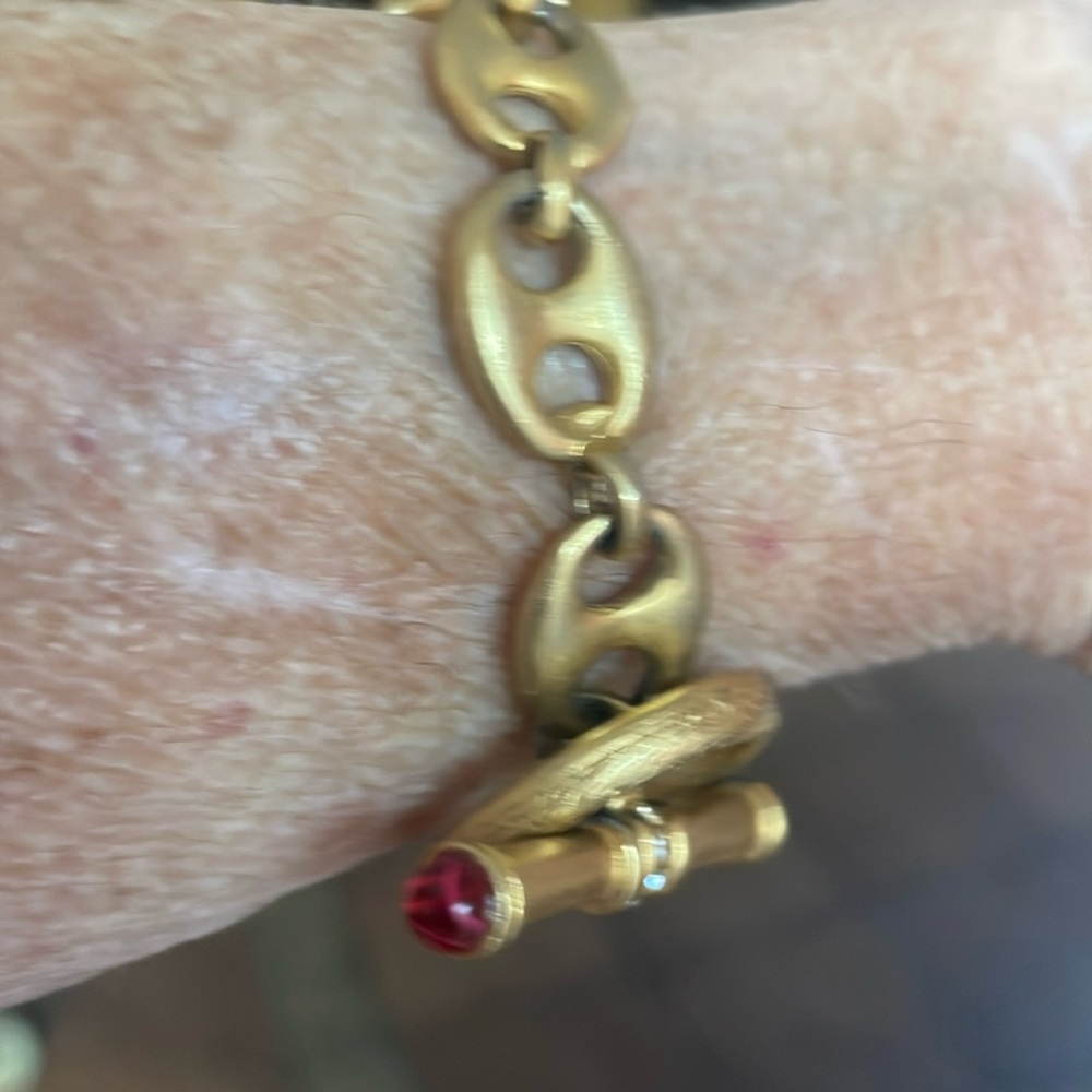 Goldtone Chain Link Bracelet